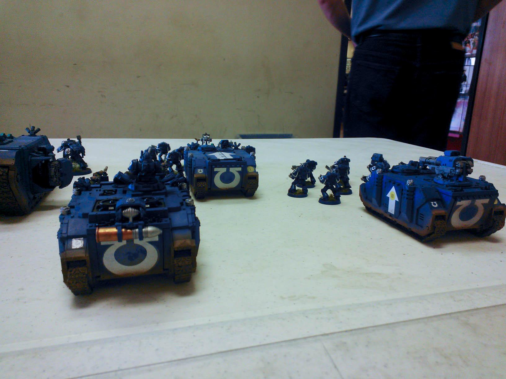 Airbrush, Commission, Space Marines, Ultramarines, Warhammer 40,000